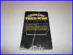 Cooking with Vincent Price Wise Corgi Cook Book 1971 1st Edition Thames TV Show