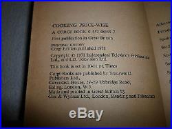 Cooking with Vincent Price Wise Corgi Cook Book 1971 1st Edition Thames TV Show