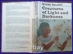 Creatures of Light and Darkness BY Roger Zelazny 1970 Scarce First UK edition