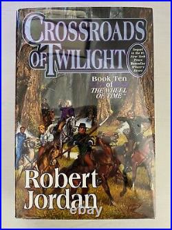 Crossroads of Twilight Signed by Robert Jordan 1st Edition 1st printing Hardback