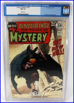 DC House Of Mystery #195 Comic Book Graded 9.4 Cgc White Pages Wrightson Art