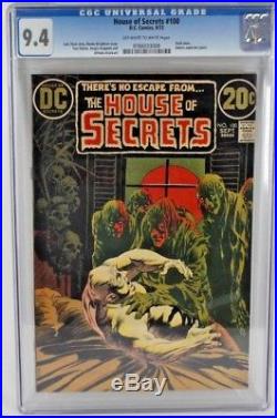 DC House Of Secrets Comic Book #100 Cgc Graded 9.4 Horror Skull Cover