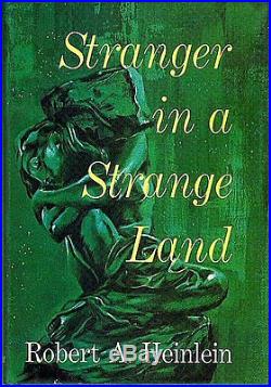 DGLib 1370 Heinlein Stranger in a Strange Land hardcover book club withdj mint