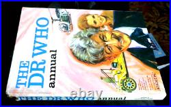 DOCTOR WHO Annual 1971 1st Jon Pertwee Pink Cover 1970 Book dr