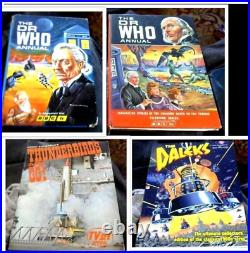 DOCTOR WHO Annuals 1966+1967+DALEK CHRONICLES+THUNDERBIRDS ARE GO books(1965/66)
