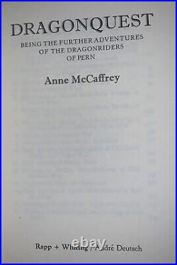 DRAGONQUEST Anne McCaffrey 1ST UK RAPP AND WHITING DRAGONRIDERS PERN 2
