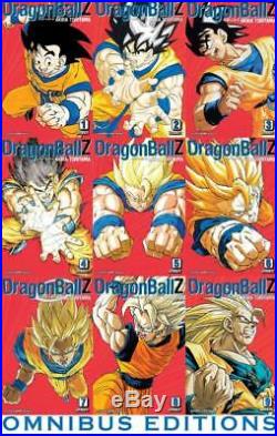 DRAGON BALL Z Omnibus 3-In-1 Collection Series MANGA Books 1-26 in 9 VOLUMES