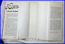 DUNE Frank Hebert 1965 HCDJ BCE Hardcover Dust Jacket Book Club CLEAN