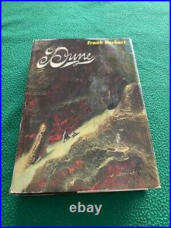 DUNE Frank Herbert 1965 Hardcover with Dust Jacket, Book Club Edition BCE
