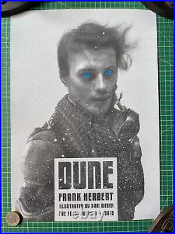 DUNE by Frank Herbert FOLIO SOCIETY FIRST PRINTING 2015 with rarely seen POSTER