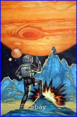 David Mattingly Book Cover Painting Moons Of Jupiter