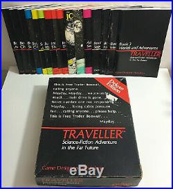 Deluxe Traveller RPG Game Box Set 16 Books GDW, Adventures, Supplements