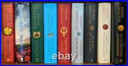 Diana Gabaldon = OUTLANDER series = 9 books large hardcovers VG many 1st