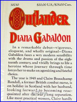 Diana Gabaldon Outlander Book 1 Hardcover 1st Edition 1st Print Very Good