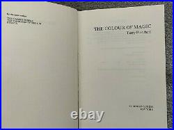 Discworld Pratchett THE COLOUR OF MAGIC 1st/1st US Edition 1983 & Signed Letter