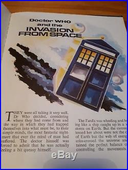 Doctor Who And The Invasion From Space Original 1966 Hardback Book / Annual
