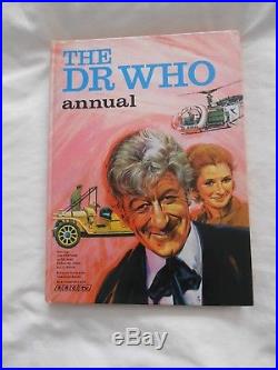 Doctor Who Annual 1970 Jon Pertwee Pink cover