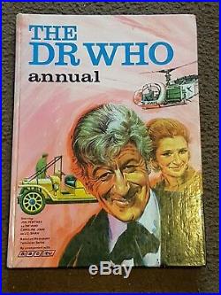 Doctor Who Annual (1970 for 1971) RARE Pink Pertwee 3rd (Third) Doctor