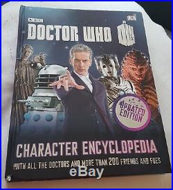 Doctor Who Character Encyclopedia Signed by over 80 actor Genuine