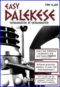 Doctor Who Dalek Easy Dalekese Obverse Books VERY Rare Charity book