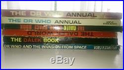 Doctor Who Invasion from Space Dalek Rare Annuals and Painting Book