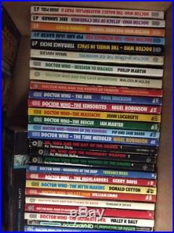 Doctor Who LOT of 53 paperback novels books vintage Target editions imports OOP