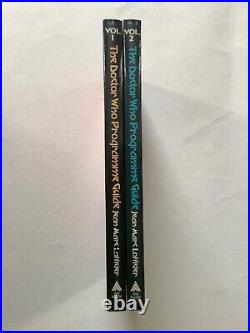 Doctor Who Programme Guides Vol 1 & 2 by Jean-Marc Lofficier (Hardbacks, 1981)