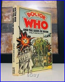 Doctor Who'Seeds of Doom' Longbowith W. H. Allen hardback HB HC Target range book