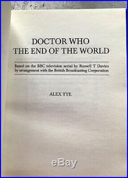 Doctor Who The End Of The World, Alex Tye, 2008 Hardback, Giga-rare