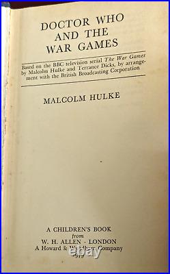 Doctor Who and the War Games by Malcolm Hulke Target 1979 HARDBACK 1st Edition