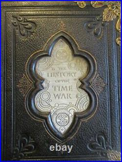 Doctor who history of the time war book fan made prop replica old family bible