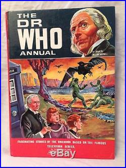Dr WHO Annual 1967 William Hartnell Dot and Jack Strong Excellent Scarce