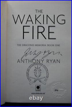 Draconis Memoria Trilogy by Anthony Ryan SIGNED GOLDSBORO MATCHED NUMBER Set