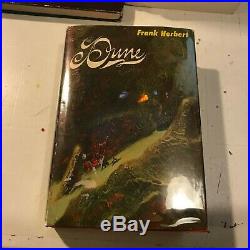 Dune By Frank Herbert Hardcover Book Club Ed HC HB with DJ'65 chilton sci-fi rare