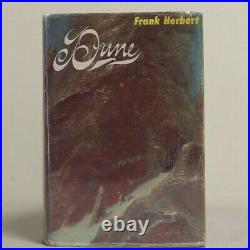 Dune by Frank Herbert, First Edition 7th printing, $9.95 Chilton Sticker