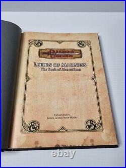 Dungeons & Dragons Lords of Madness the Book of Aberrations Hardcover
