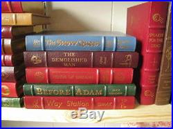 EASTON PRESS Masterpieces of Science Fiction 19 Books Lot Sci Fi, 4 Signed 1 Ed