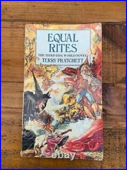Equal Rites Terry Pratchett Signed Paperback (1988)