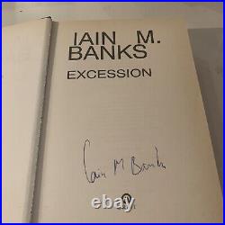 Excession by Iain M. Banks (Hardcover, 1996) Signed By The Author First Edition