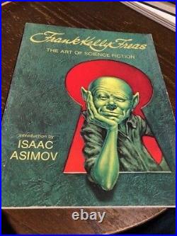 FRANK KELLY FREAS THE ART OF SCIENCE FICTION- 1977- ASIMOV INTRO Very RARE