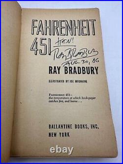 Fahrenheit 451 Signed by Ray Bradbury
