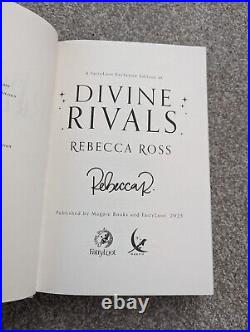 Fairyloot Exclusive Signed Divine Rivals By Rebecca Ross
