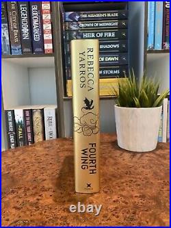 Fairyloot Signed Special Edition Fourth Wing By Rebecca Yarros Edges