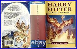 First Edition Harry Potter and the Order of the Phoenix JK Rowling Hardcover