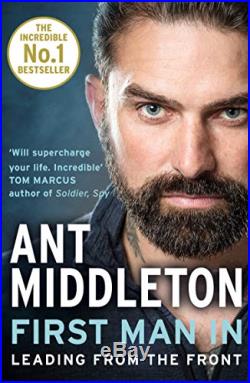 First Man In Leading from the Front by Middleton, Ant Book The Cheap Fast Free