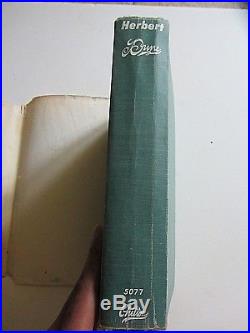Frank Herbert's Dune Book True First Edition 2nd Printing Green Cloth 5077