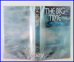 Fritz Leiber Signed 1st UK Ed 1976 The Big Time Science Fiction Hardcover withDJ