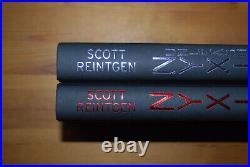 GOLDSBORO Nyxia & Nyxia Unleashed by Scott Reintgen SIGNED & LOW MATCHED No. Set