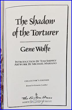 Gene Wolfe, New Sun Books 1-3 CLAW, SWORD, SHADOW Easton Press Sci-Fi