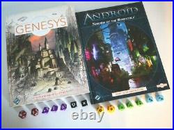 Genesys Android RPG aka Netrunner RPG (Role Playing Game) with dice